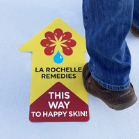Upload Your Own Art Custom Arrow SlipSafe Floor Sign