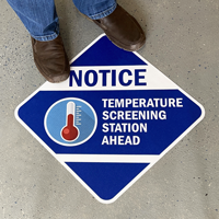 Upload Your Own Art Custom Diamond SlipSafe Floor Sign