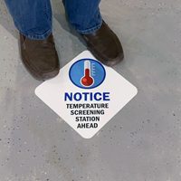 Upload Your Own Art Custom Diamond SlipSafe Floor Sign