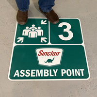 Upload Your Own Art Custom Square SlipSafe Floor Sign