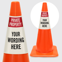 Custom Private Property Cone Collar