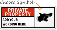 PRIVATE PROPERTY Sign