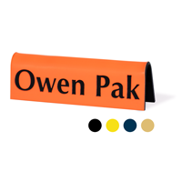 1"x3" Mini Custom Desk Nameplate