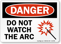 Do Not Watch Arc Sign