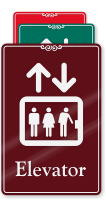 Elevator (with elevator symbol)