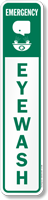 Emergency Eyewash with Graphic Sign