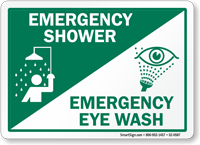Emergency Shower / Emergency Eye Wash Sign