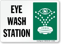 Eye Wash Station Sign