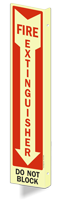 Fire Extinguisher Do Not Block GlowSmart™ Sign