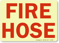 Sign (red on white)