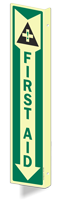 First Aid GlowSmart™ Sign (with Arrow)