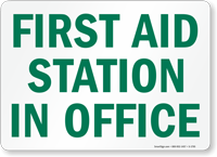First Aid Station Sign