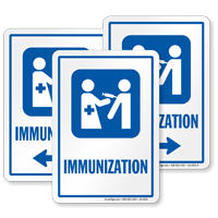 Immunization  with Injection Symbol
