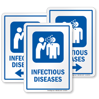 Infectious Disease  with Viral Infection Symbol