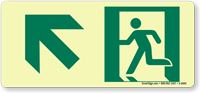 Glowsmart™ Directional Emergency Sign Arrow Up Sign