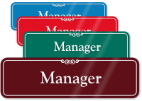 Manager Sign