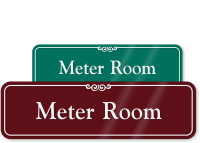 Meter Room Sign