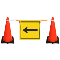 Arrow Cone Bar Sign