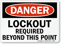 OSHA Danger  Sign