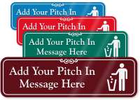 Pitch In Symbol Sign