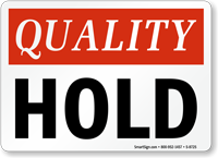 Quality Control  Sign