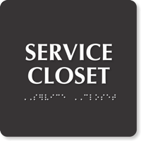 ADA TactileTouch™ Sign with Braille