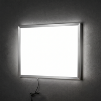 LED Light Box Sign Single Sided Wall Mount Snap Frame  Ultra Thin 19mm