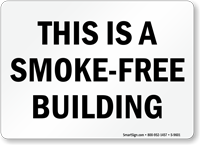 Smoke-Free Building Sign