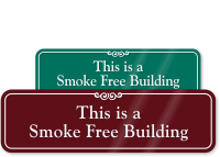 Smoke Free Building Sign