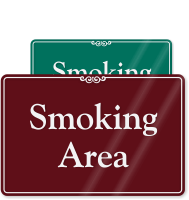 Smoking Area Sign