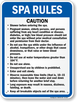 Kentucky Spa Rules Sign