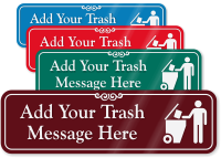 Trash Here Symbol Sign