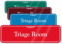 Medical Emergency Facility ShowCase Wall Signs