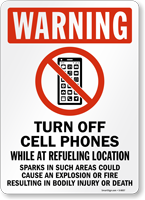 Turn Off Cell Phones Sign