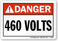 Danger ANSI  Sign