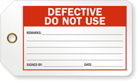 Defective Do Not Use