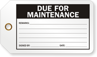 Due For Maintenance