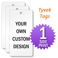Custom Tyvek Tag