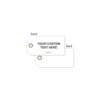 Custom Plastic 1 Sided Tag