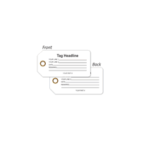 Customizable 2 Sided Tag