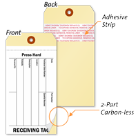 Combo Cardstock Inventory RECEIVING Tag