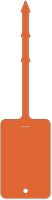 2½ x 4 in. Orange Vinyl Tags