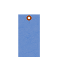 Blue Tyvek Shipping Blank Tag With Metal Eyelet
