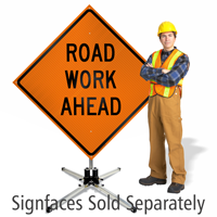 WindMaster Trafficmaster Dual Spring Roll Up Sign Stand