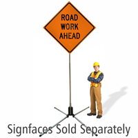 WindMaster Dual Springs Roll Up and Rigid Sign Stand