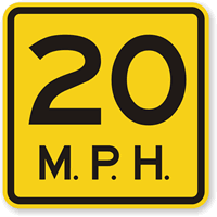 Speed Limit Sign