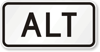 Route Marker Sign