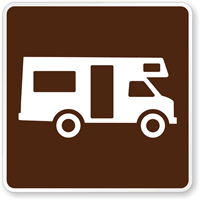 Motor Home Symbol - Traffic Sign