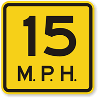 Speed Limit Sign