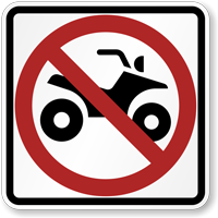 No All-Terrain Vehicles (No ATVs)